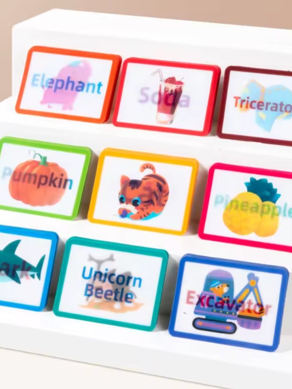 100pc 3D Animal Flash Cards, Montessori AR Learning Toy - Picture 4 of 13